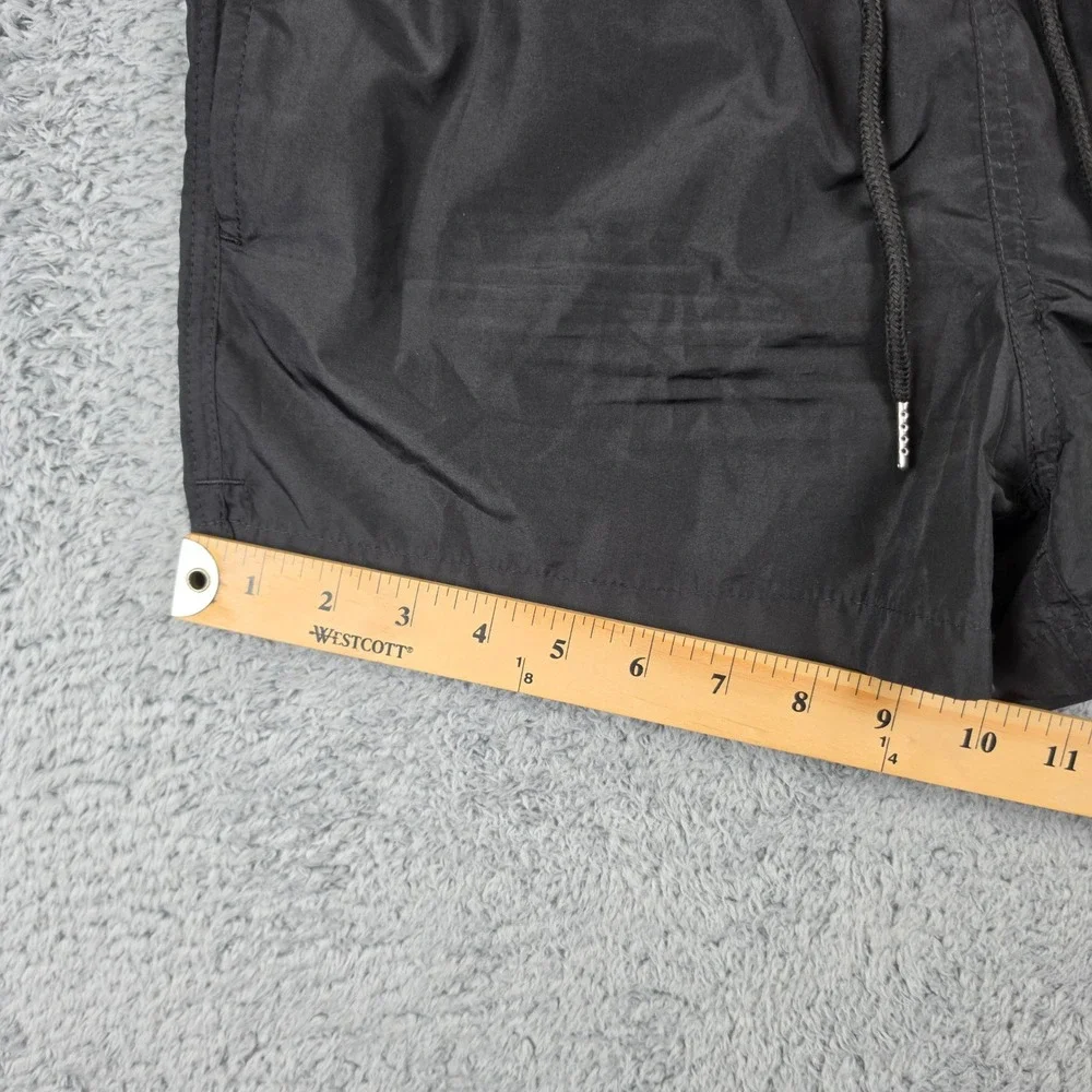 Ron Dorff Swim Shorts Mens S Black Recycled Polyester Drawstring Mesh Liner 3